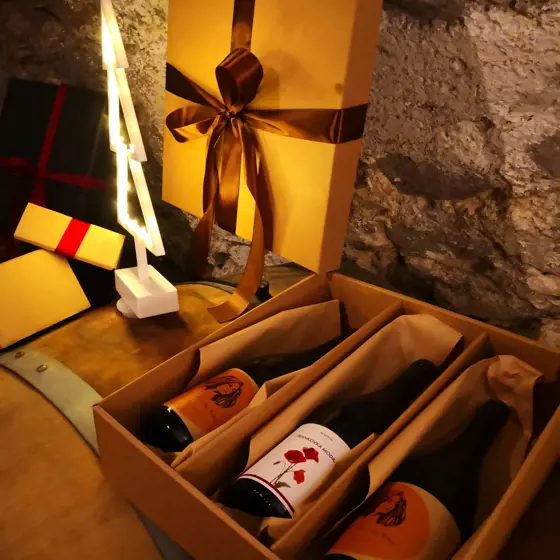 Darčekový box na tri fľaše